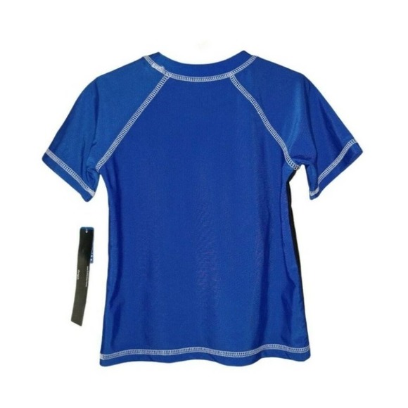 Star Wars Boys Black Blue Short Sleeve Swim Shirt UPF 50+ Protection, XS - Picture 4 of 7